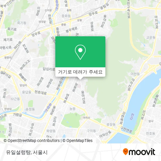 유일설렁탕 지도