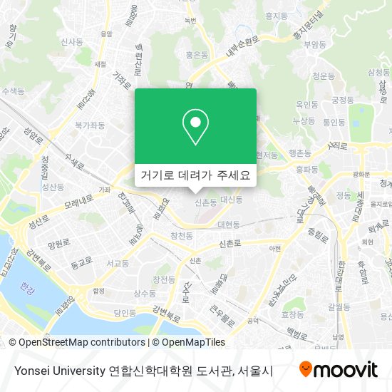 Yonsei University 연합신학대학원 도서관 지도