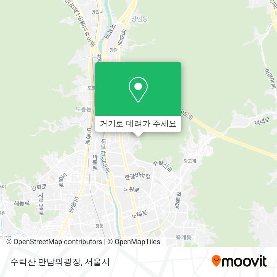 수락산 만남의광장 지도