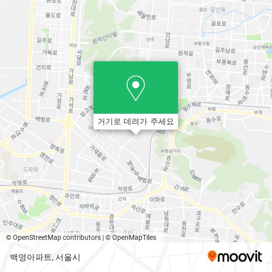 백영아파트 지도