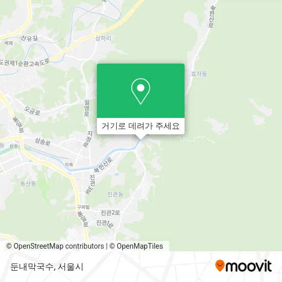 둔내막국수 지도