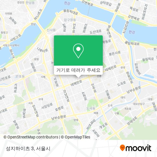 성지하이츠 3 지도