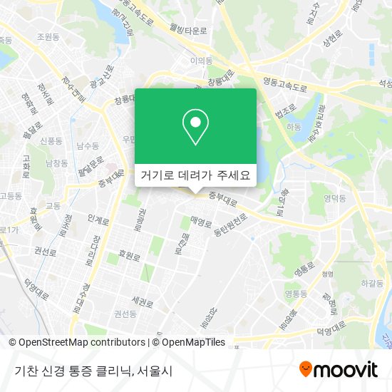 기찬 신경 통증 클리닉 지도