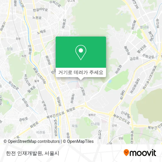 한전 인재개발원 지도