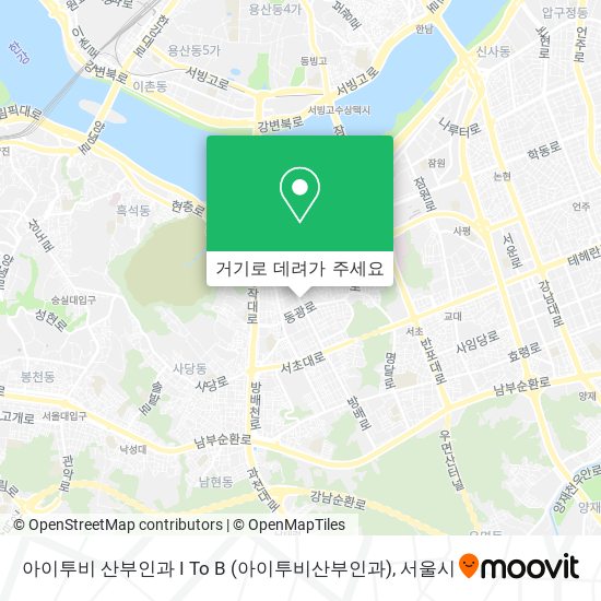 아이투비 산부인과 I To B (아이투비산부인과) 지도