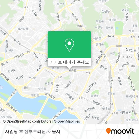 사임당 후 산후조리원 지도