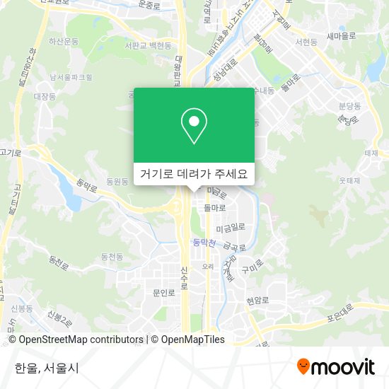 한울 지도