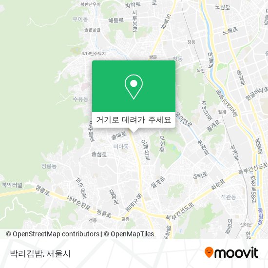 박리김밥 지도
