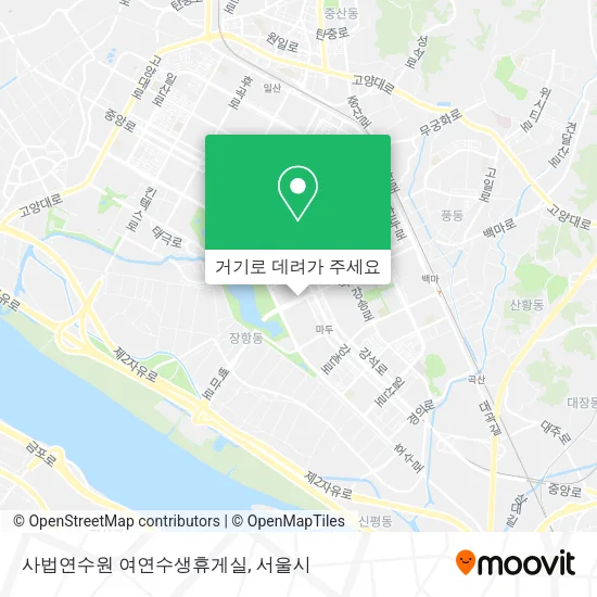 사법연수원 여연수생휴게실 지도