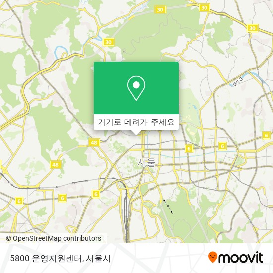 5800 운영지원센터 지도