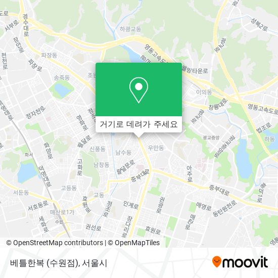 베틀한복 (수원점) 지도