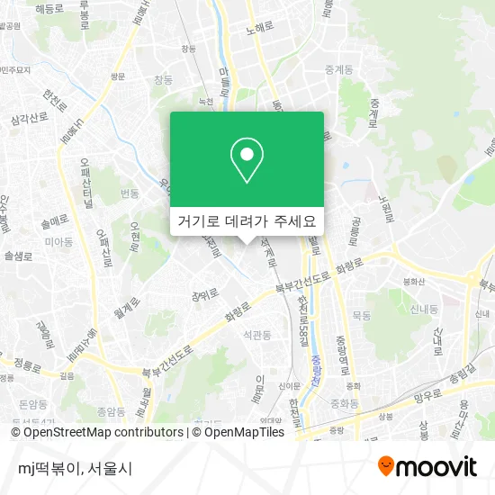 mj떡볶이 지도