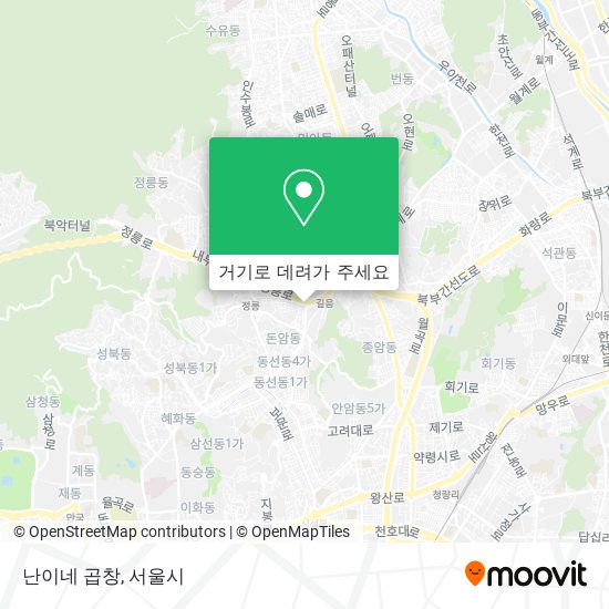 난이네 곱창 지도