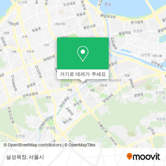 설성목장 지도