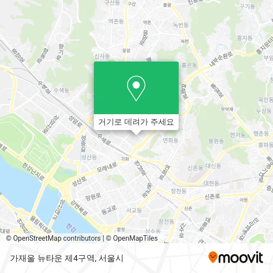 가재울 뉴타운 제4구역 지도