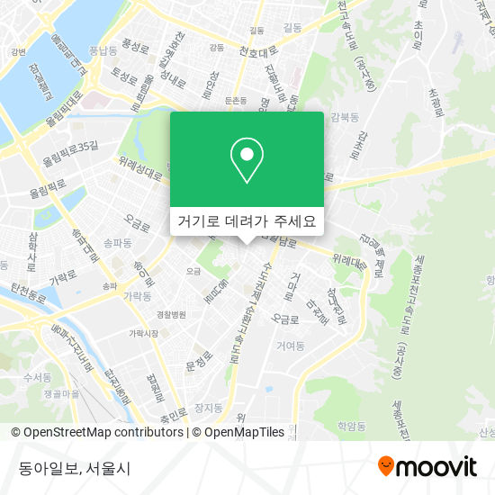 동아일보 지도