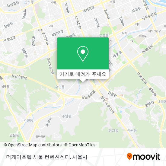더케이호텔 서울 컨벤션센터 지도