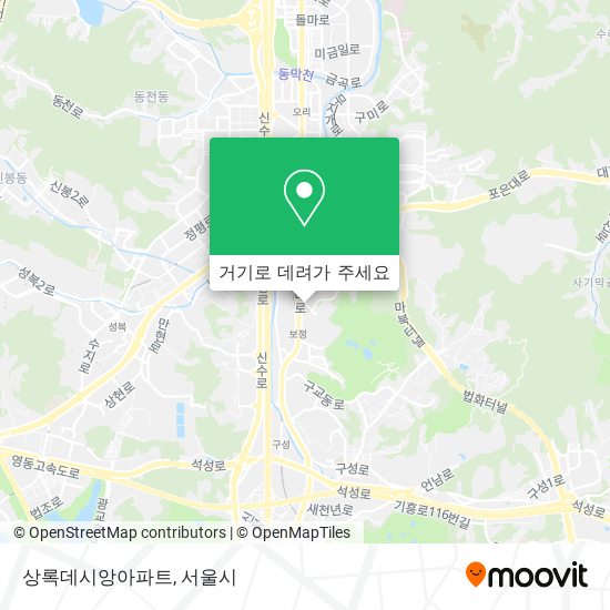 상록데시앙아파트 지도