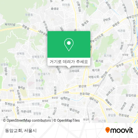 동암교회 지도