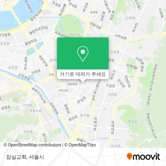 잠실교회 지도