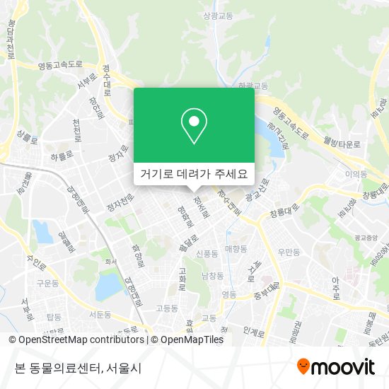 본 동물의료센터 지도