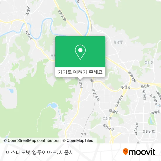미스터도넛 양주이마트 지도