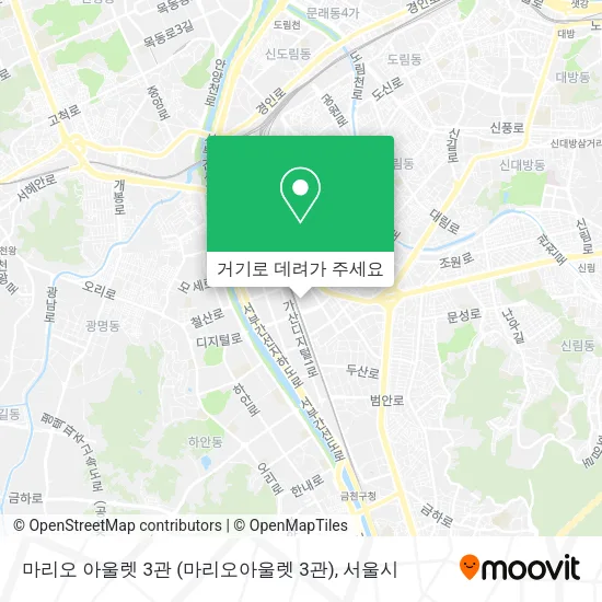 마리오 아울렛 3관 (마리오아울렛 3관) 지도