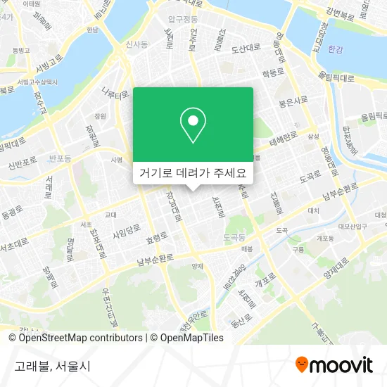 고래불 지도
