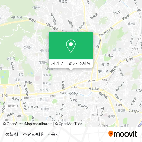 성북웰니스요양병원 지도