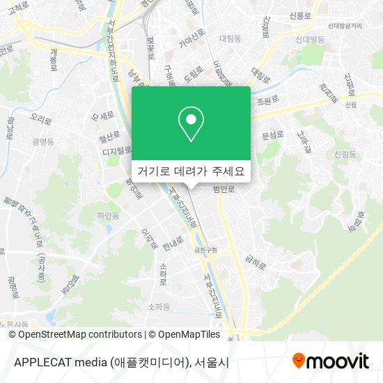 APPLECAT media (애플캣미디어) 지도