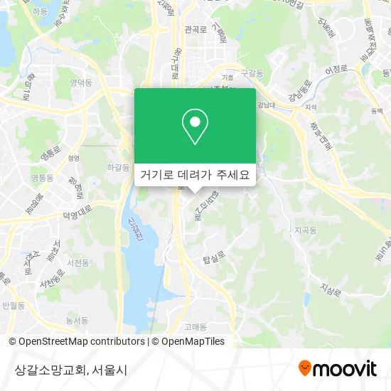 상갈소망교회 지도