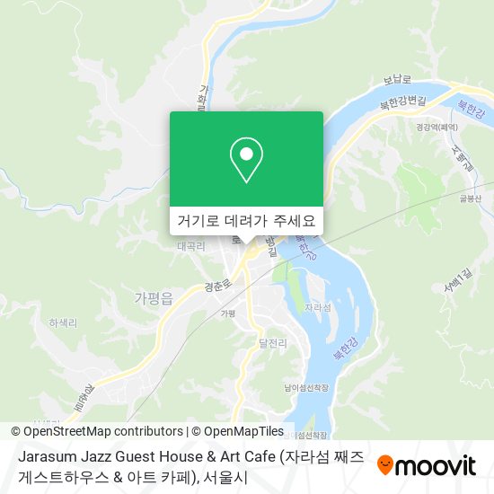 Jarasum Jazz Guest House & Art Cafe (자라섬 째즈 게스트하우스 & 아트 카페) 지도