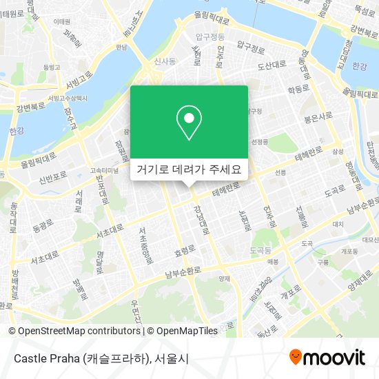 Castle Praha (캐슬프라하) 지도