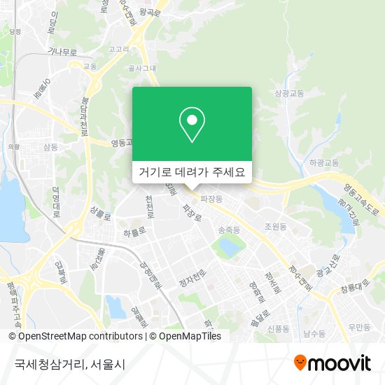 국세청삼거리 지도