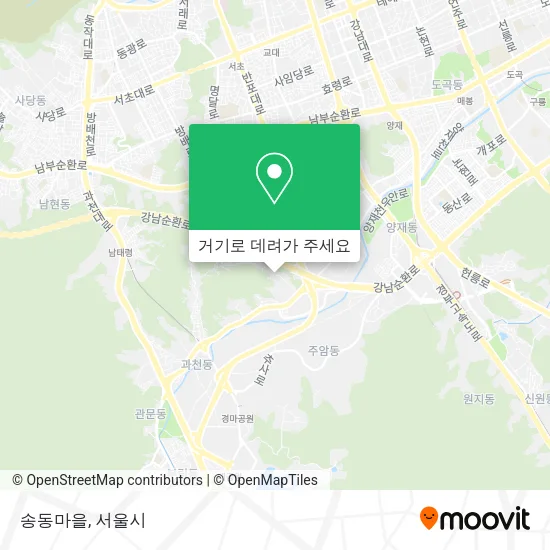송동마을 지도