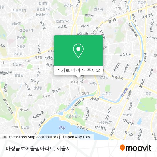 마장금호어울림아파트 지도