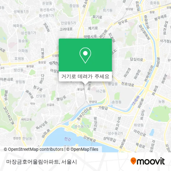 마장금호어울림아파트 지도