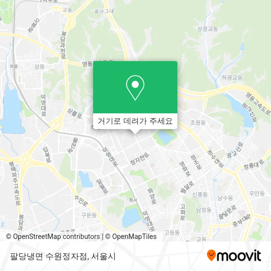팔당냉면 수원정자점 지도