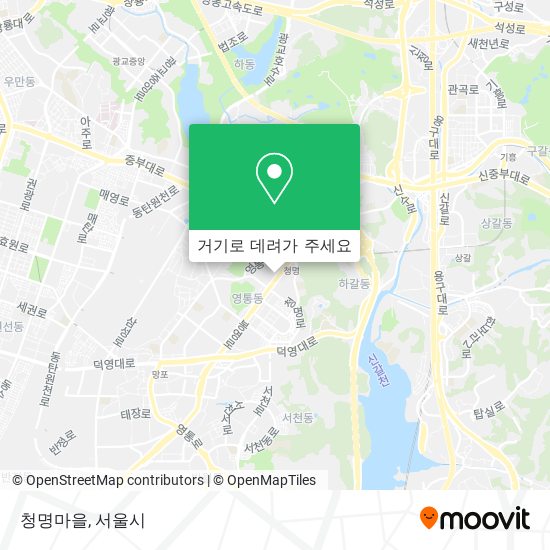 청명마을 지도