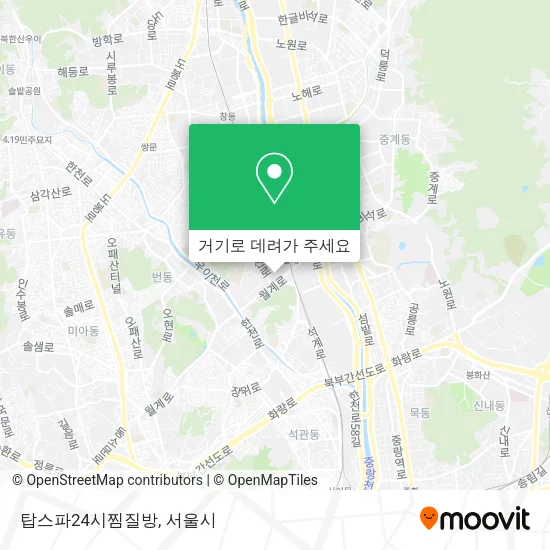 탑스파24시찜질방 지도
