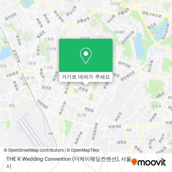 THE K Wedding Convention (더케이웨딩컨벤션) 지도