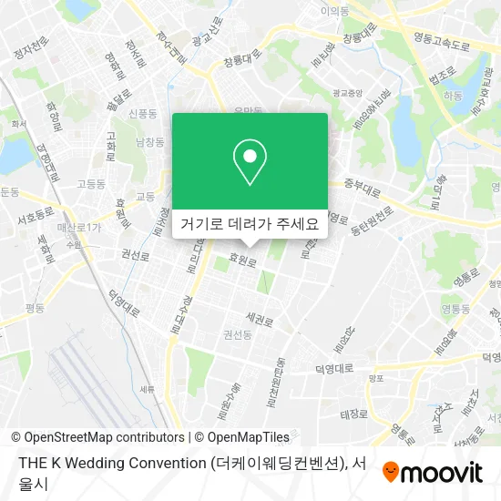 THE K Wedding Convention (더케이웨딩컨벤션) 지도