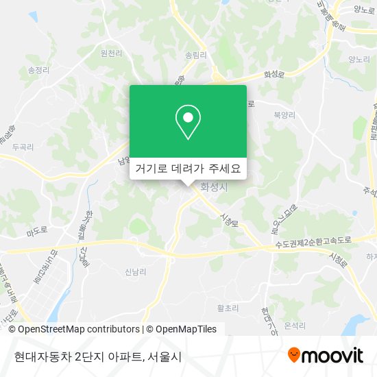 현대자동차 2단지 아파트 지도
