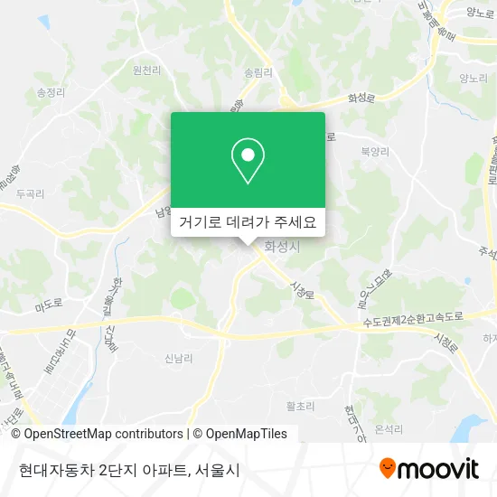 현대자동차 2단지 아파트 지도