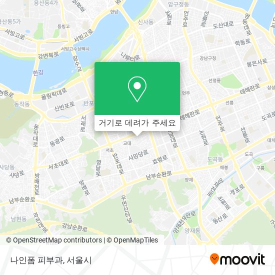 나인폼 피부과 지도