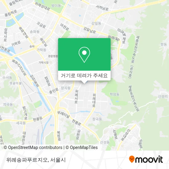 위례송파푸르지오 지도