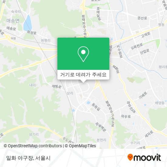 일화 야구장 지도