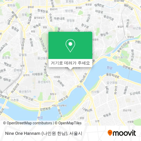 Nine One Hannam (나인원 한남) 지도