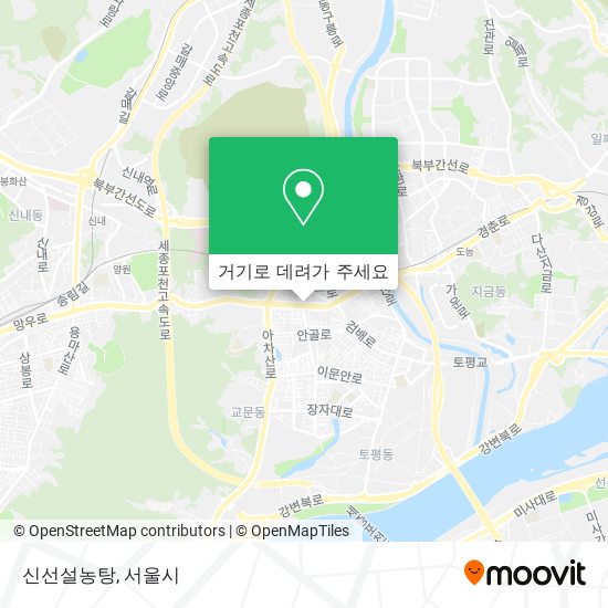 신선설농탕 지도