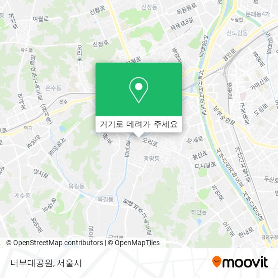 너부대공원 지도